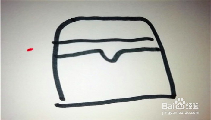 怎么样用简笔画画小电饭煲