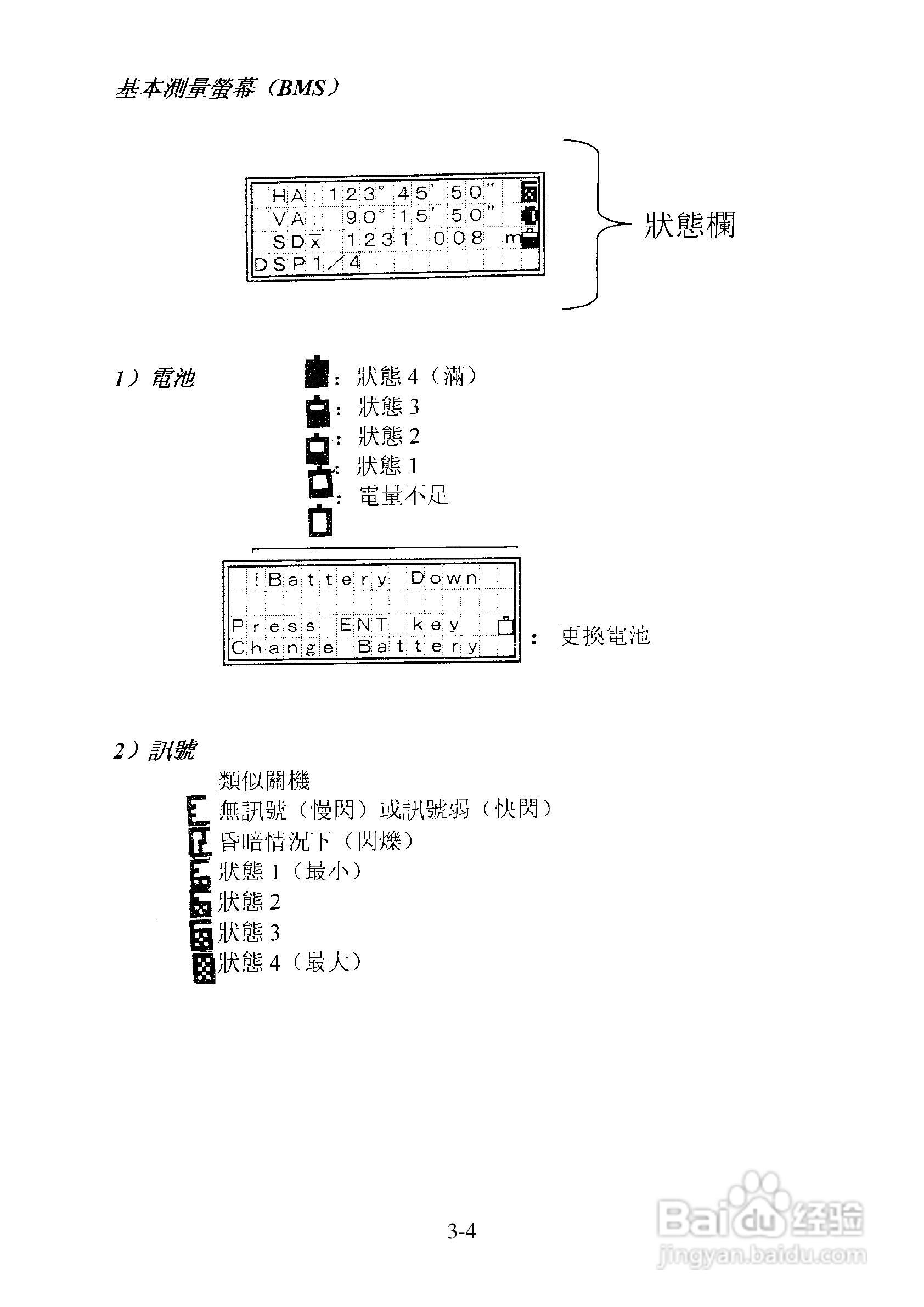 尼康DTM-501、521、531、551 系列全站仪使用手册:[4]