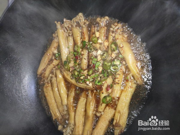 金针菇豆腐卷的做法
