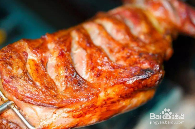 烤羊腿的制作方法