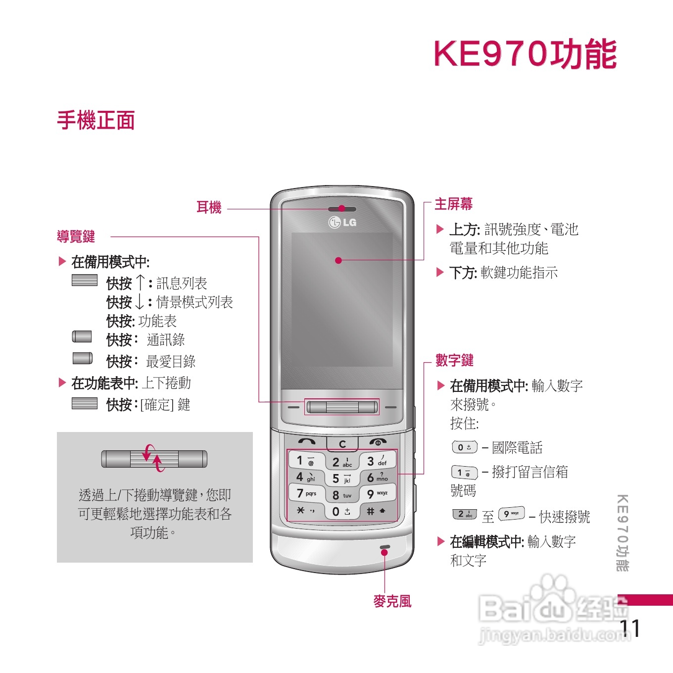 LG KE970手机使用说明书:[2]