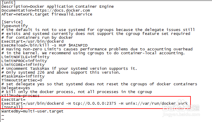Centos7中docker开启远程访问方法
