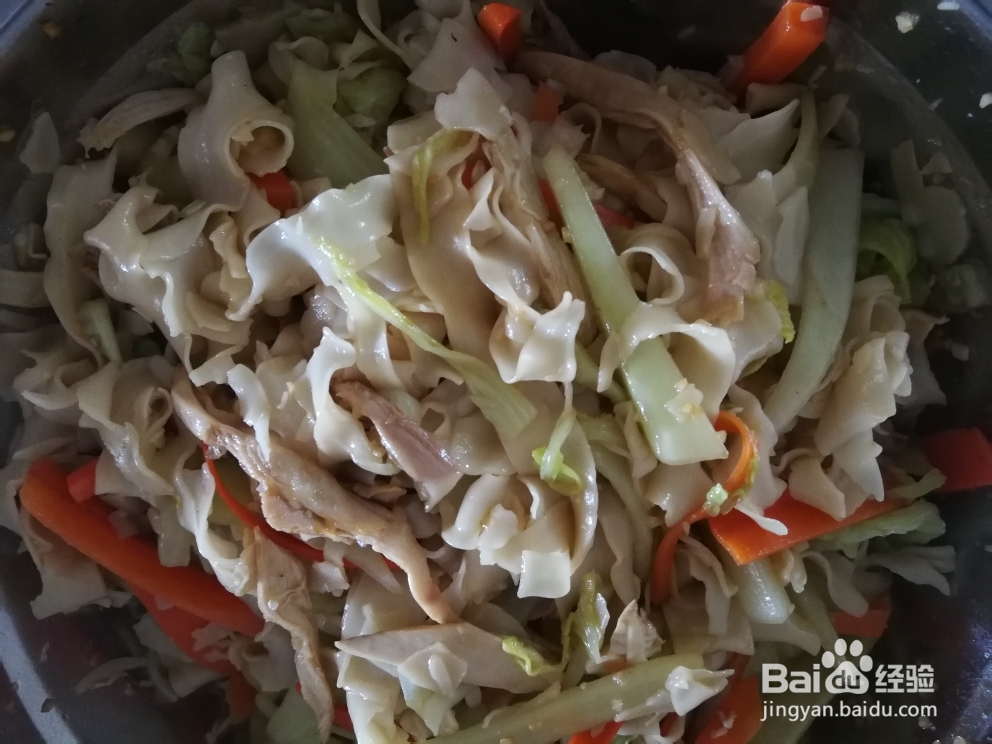 如何做好鸡丝什锦拌面