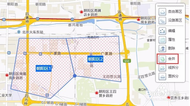 如何快速在地图上划分物流快递的配送范围？