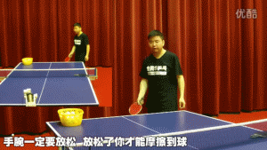 发球的核心“手腕放松”