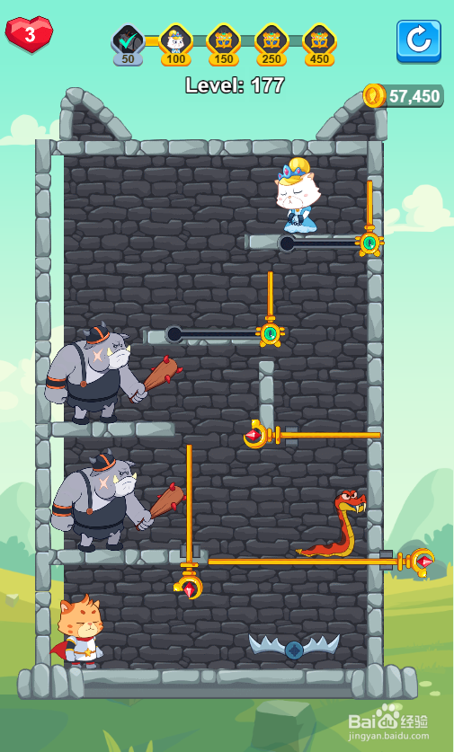 Super Kitty Rescue的Level 177怎样通关?
