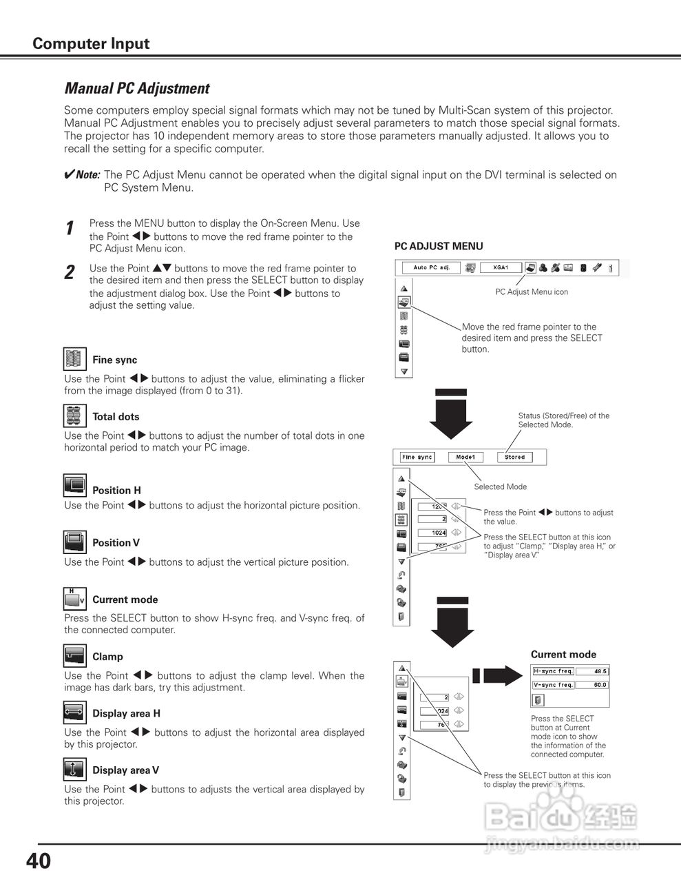 三洋PLC-XP200L投影机使用说明书:[4]