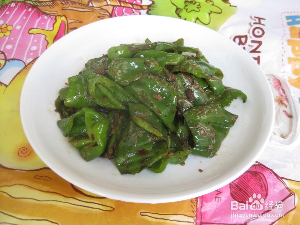 虎皮椒炒芽菜