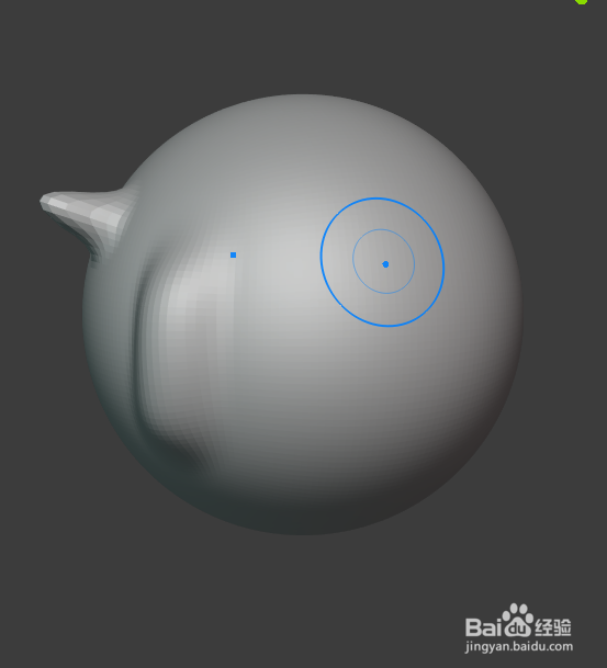在blender2.9如何使用雕刻自由线笔刷工具