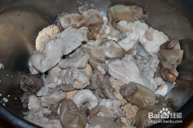 酱烧鱼鳔鱼杂的烹饪方法