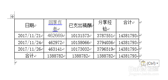 word表格怎么像excel一样使用公式进行计算