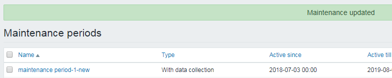 如何在zabbix中修改维护周期？