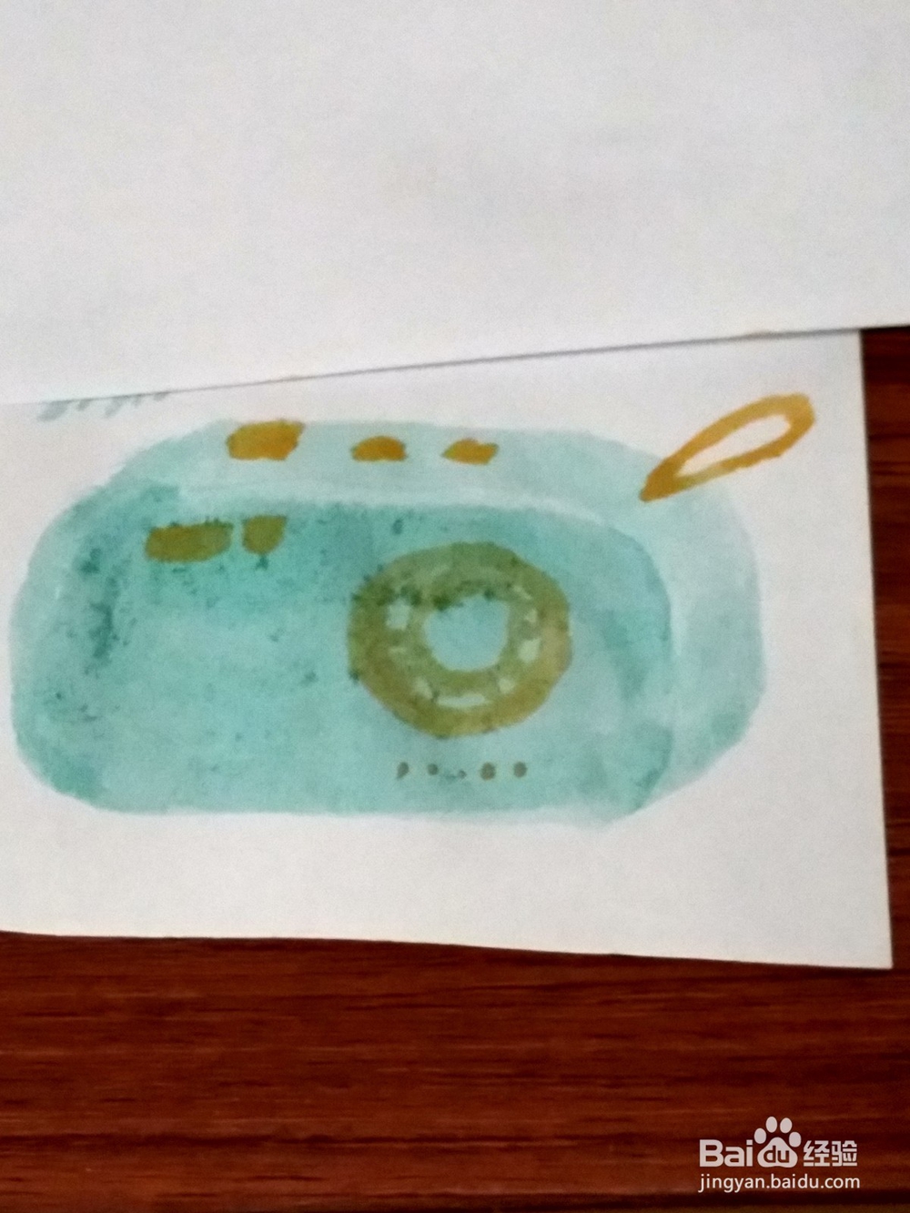 收音机 水粉画 详细步骤教程