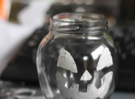 玻璃罐手工制作南瓜灯的简单做法教程