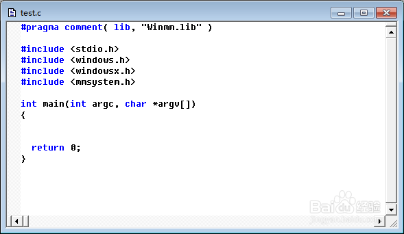 C语言如何调用音频