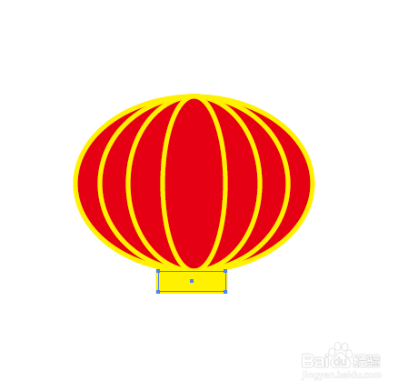 怎么用ai软件绘制大红灯笼