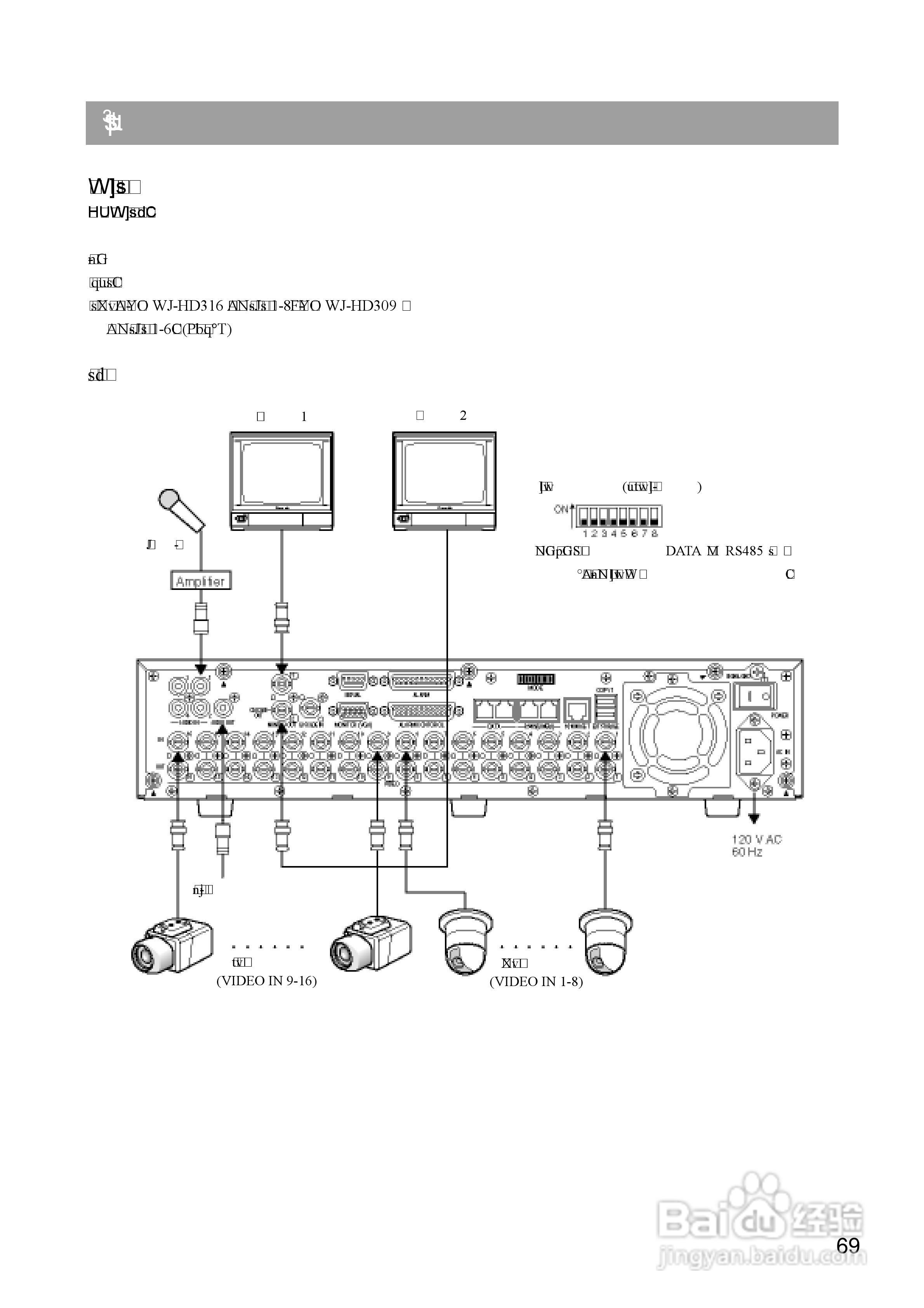 Panasonic 数位光碟记录器WJ-HD309操作手册:[7]