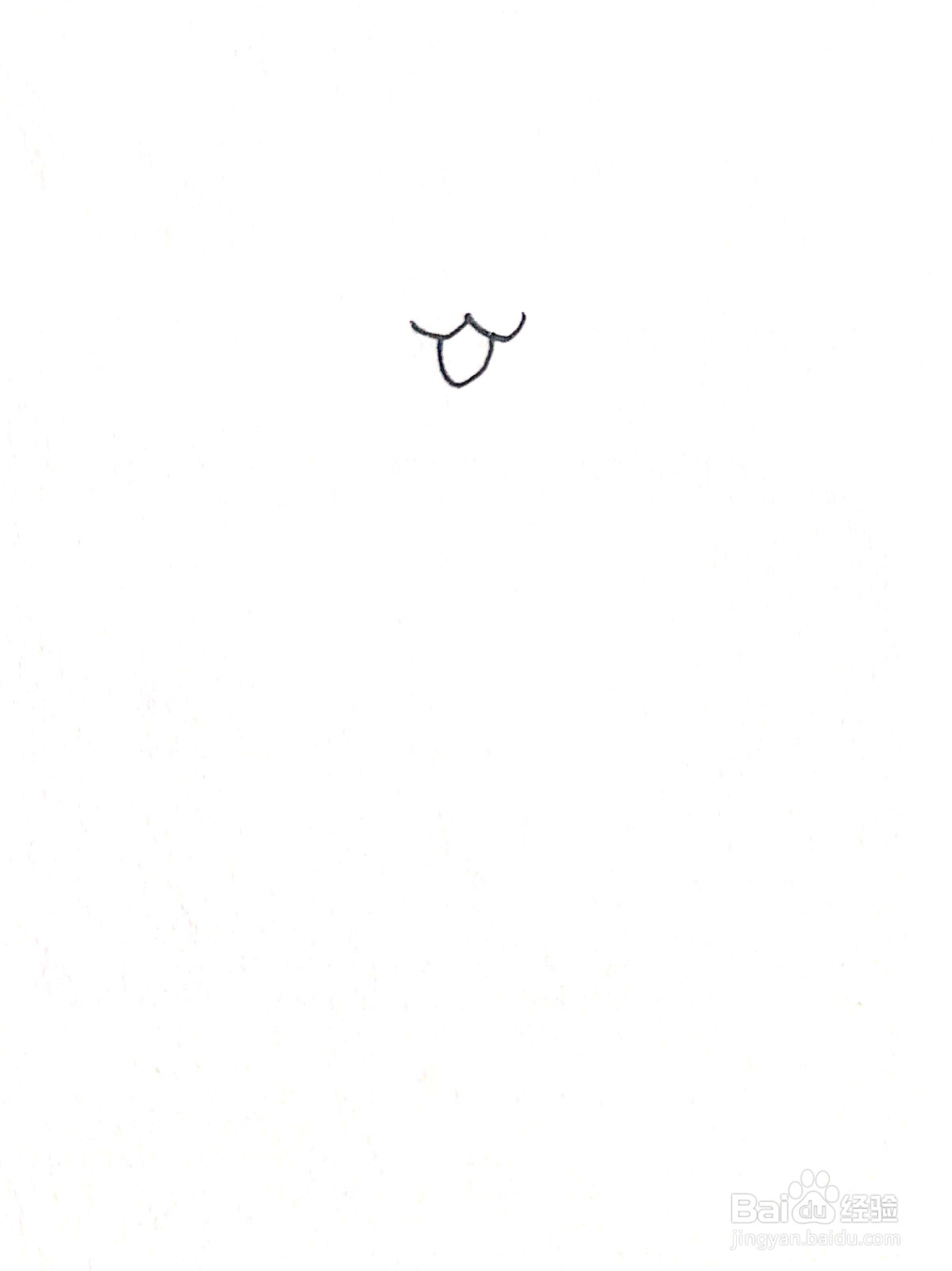 可爱的小精灵线描画怎么画