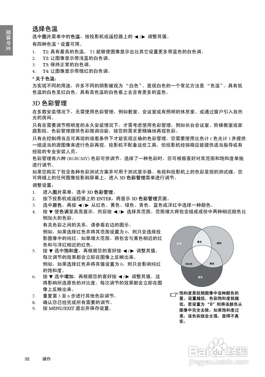 明基SP920P投影机使用说明书:[4]