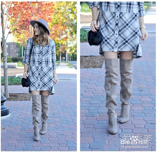 矮个子如何穿长靴