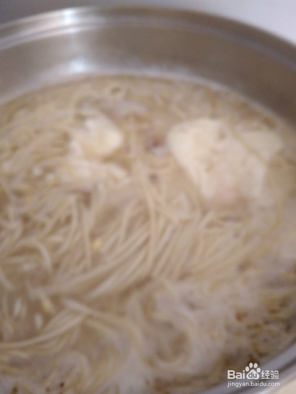 早餐羊骨汤煮挂面技巧