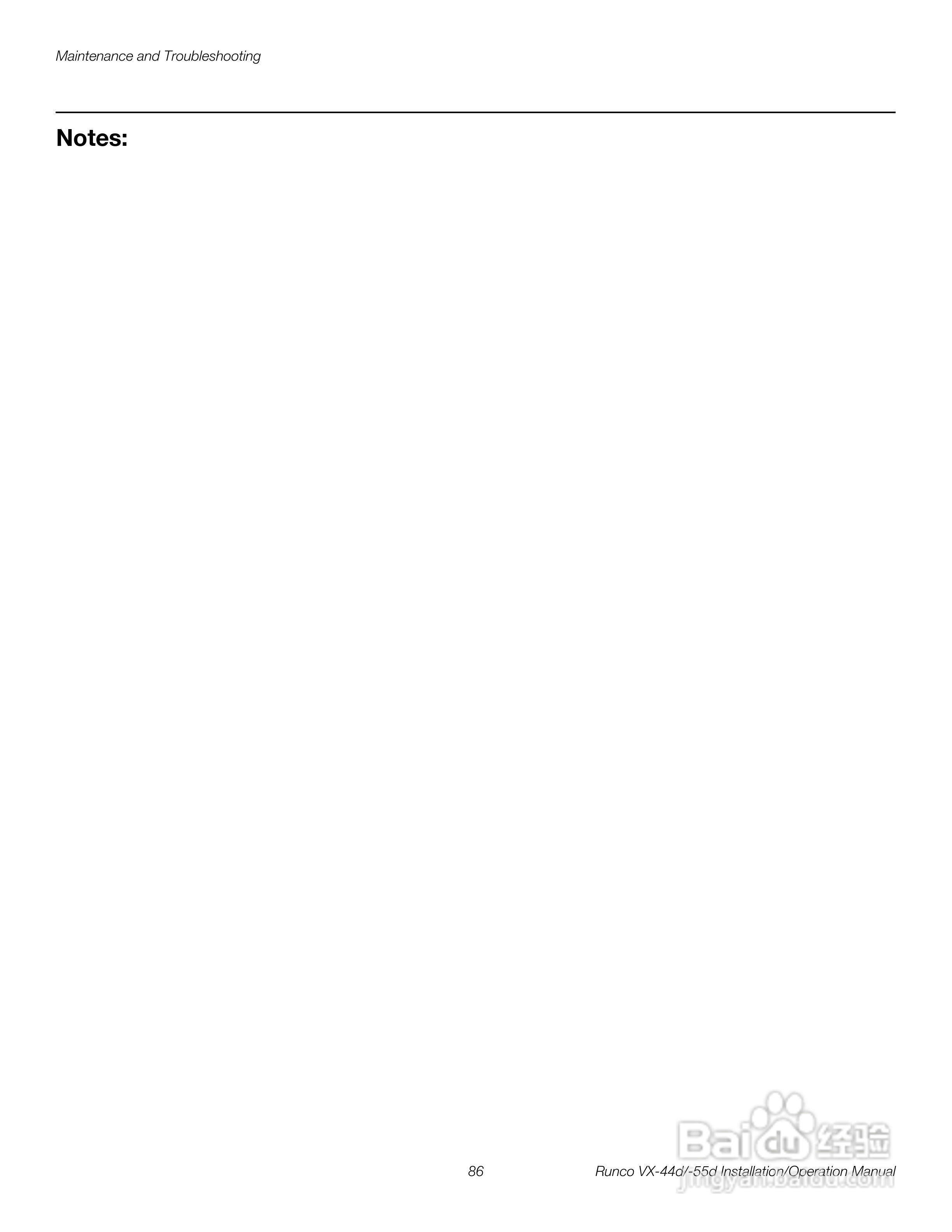 Runco VX-55d投影机使用说明书:[11]