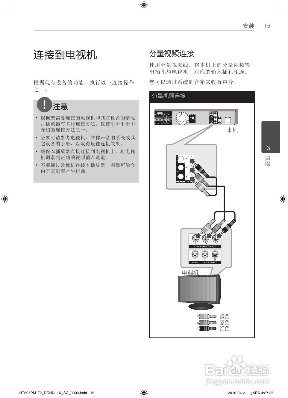 LG HT805PM家庭影院使用说明书:[1]