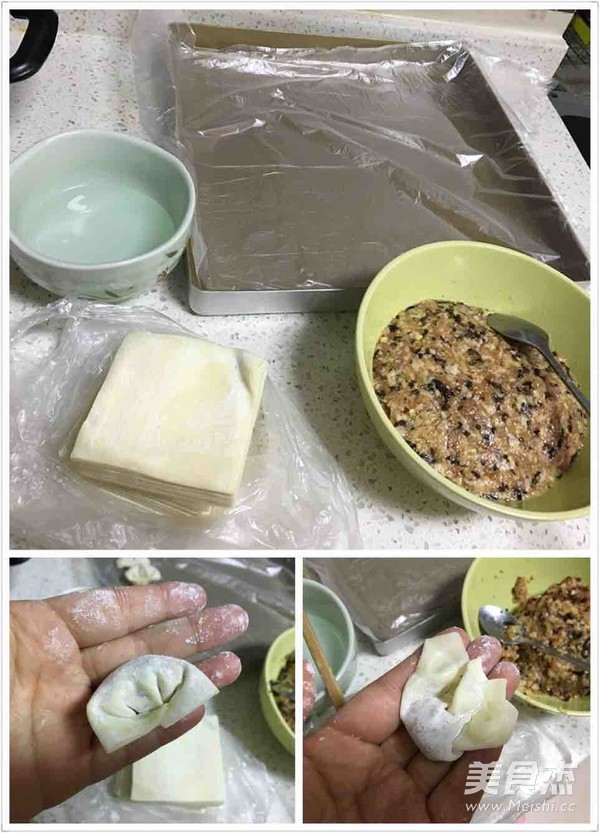 鲜虾小馄饨的做法