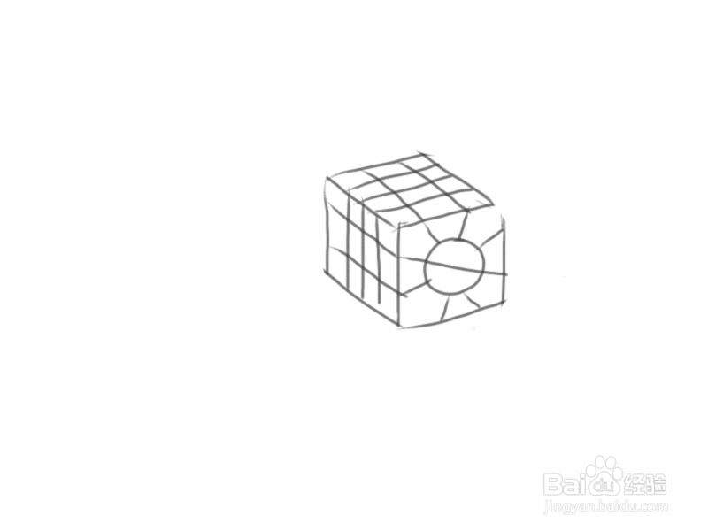 手绘涂鸦系列之怎样画四阶异形魔方
