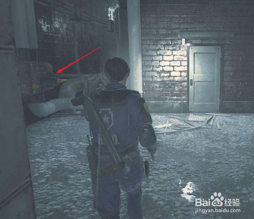 生化2重制版里昂里关攻略27:获得绿色梅花钥匙