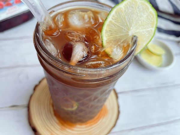 蔓越莓气泡咖啡