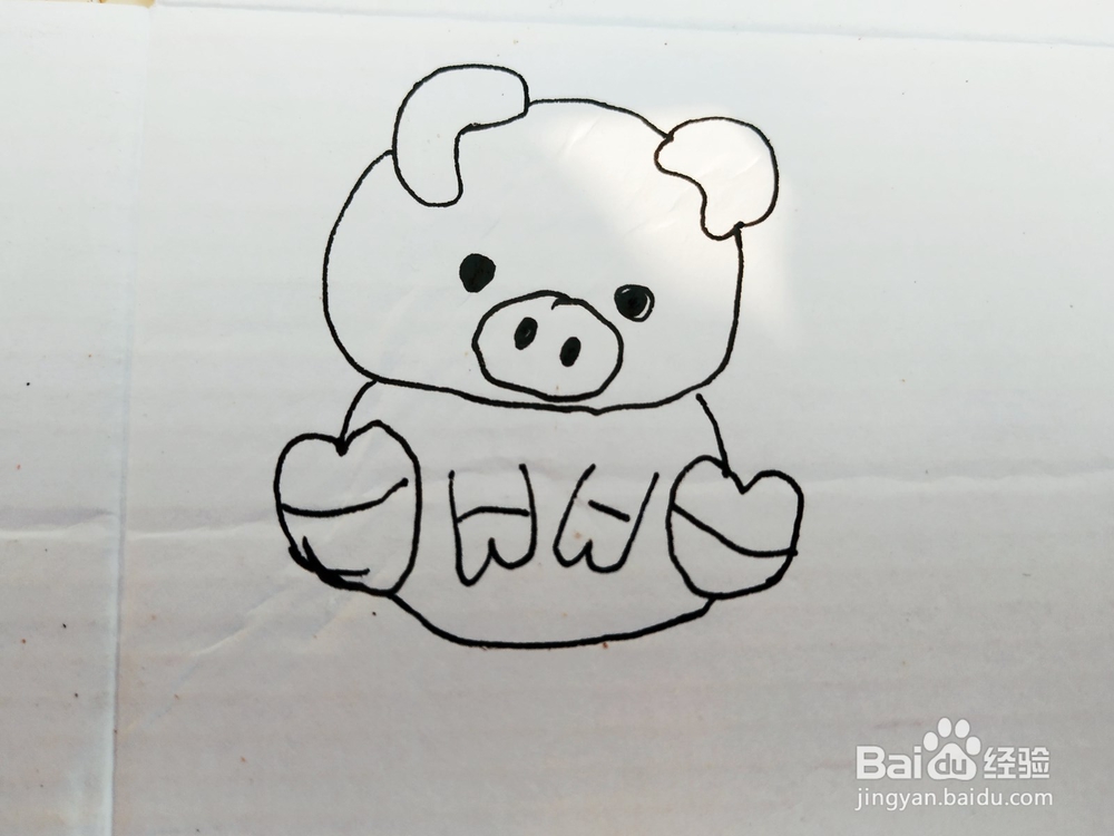 怎么教给孩子画卡通二师兄才能够学会呢?