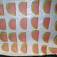 如何制作西瓜曲奇