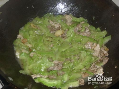 苦瓜炒肉丝