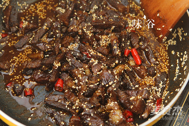 麻辣牛肉条的做法