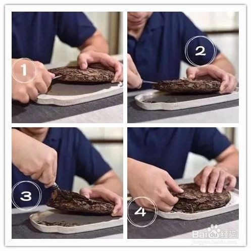 正确的普洱茶开饼应该是这样的!