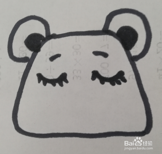 简笔画 小熊的画法 熊的简笔画