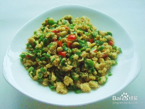 青红辣椒鸡蛋花