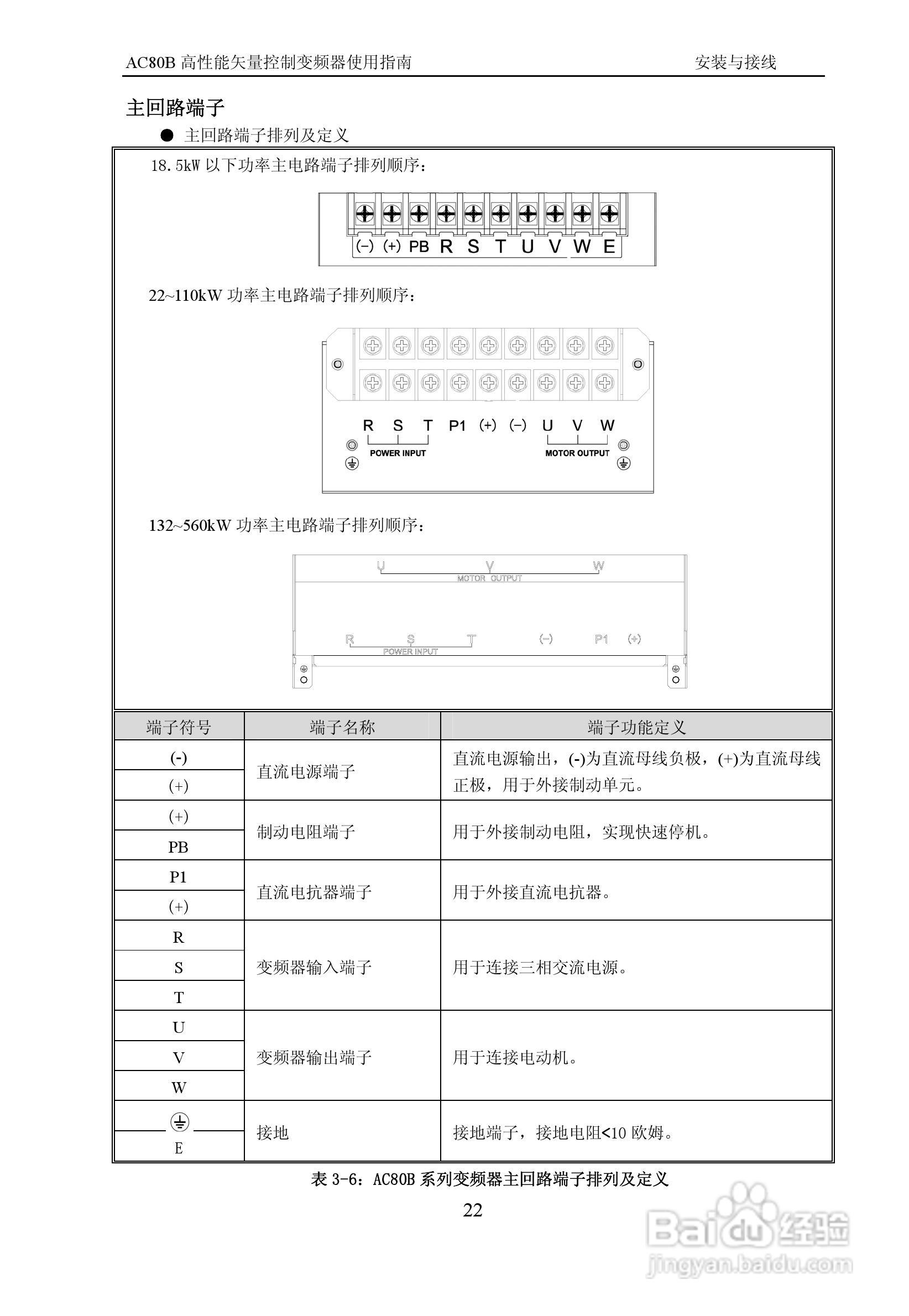 伟创AC80B-T3-700G变频调速器使用手册:[3]