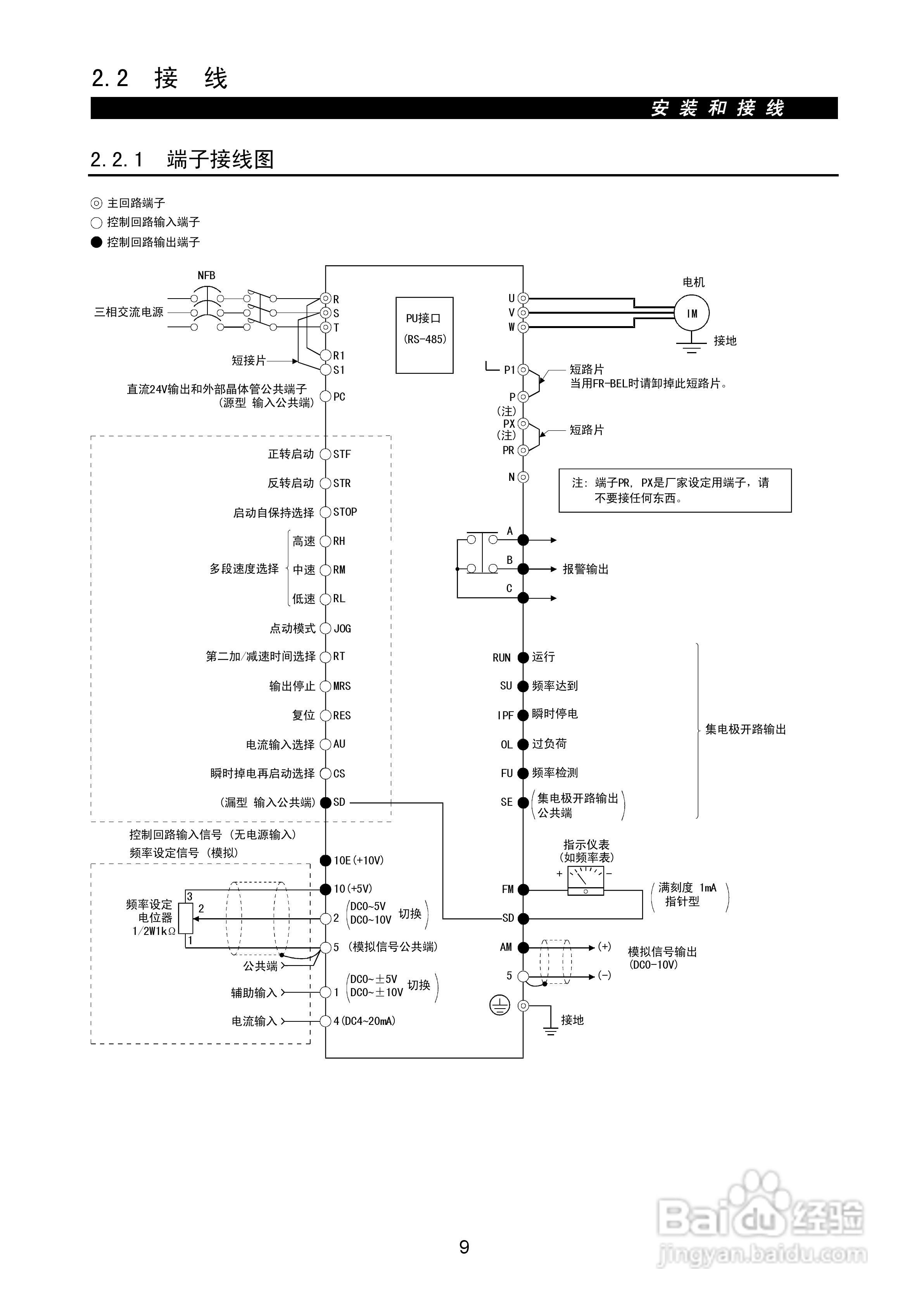 MITSUBISHI FR-F500变频器使用说明书:[4]