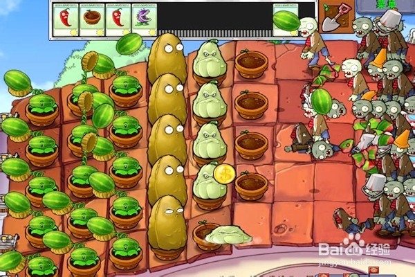 解锁植物大战僵尸迷你游戏。(你看他们像柱子)