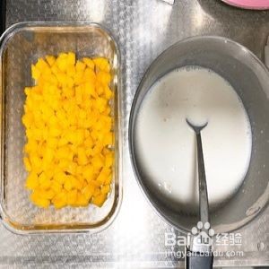 教你如何做芒果椰奶冻?