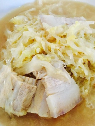 酸菜白肉的做法