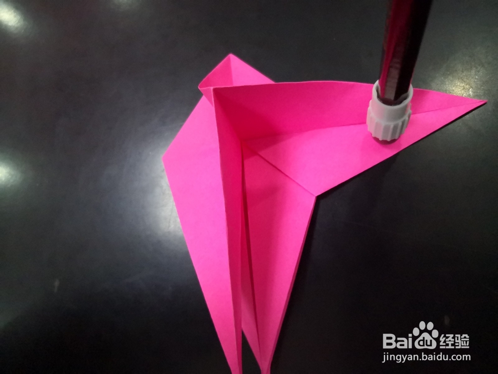 折纸:来一朵简单玫瑰