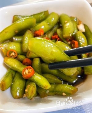 凉拌毛豆制作方法