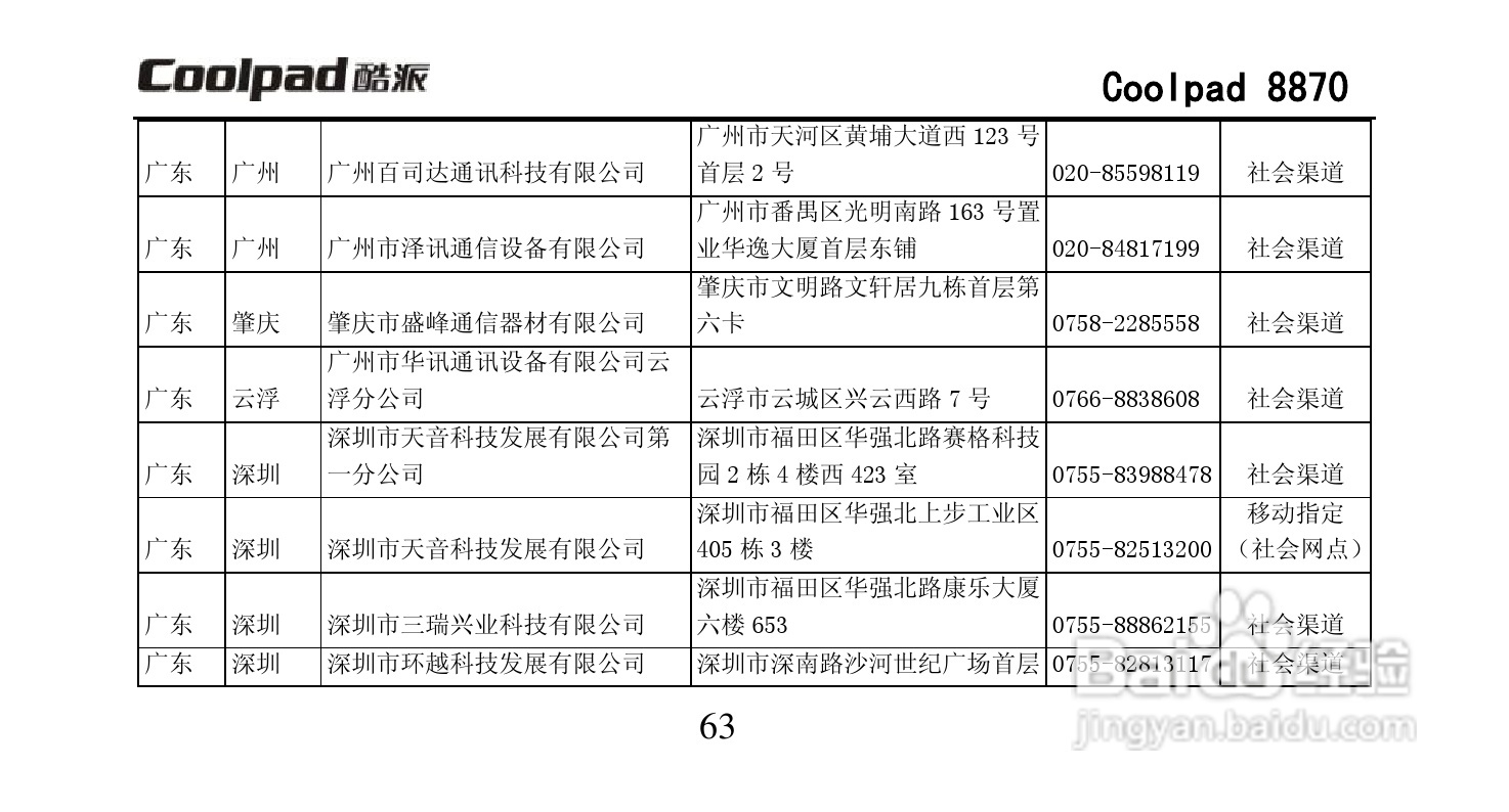 酷派Coolpad 8870手机说明书:[8]