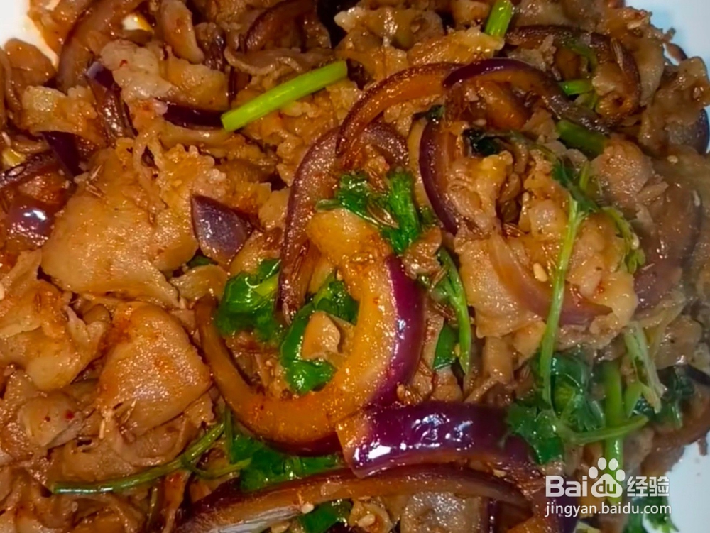 羊葱炒羊肉的做法