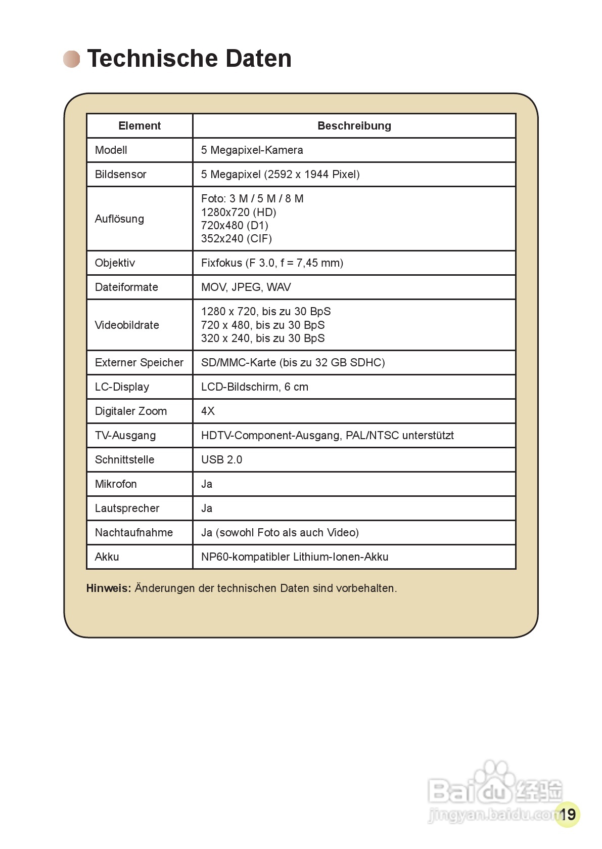 爱普泰克AHD-2数码摄像机使用说明书:[5]