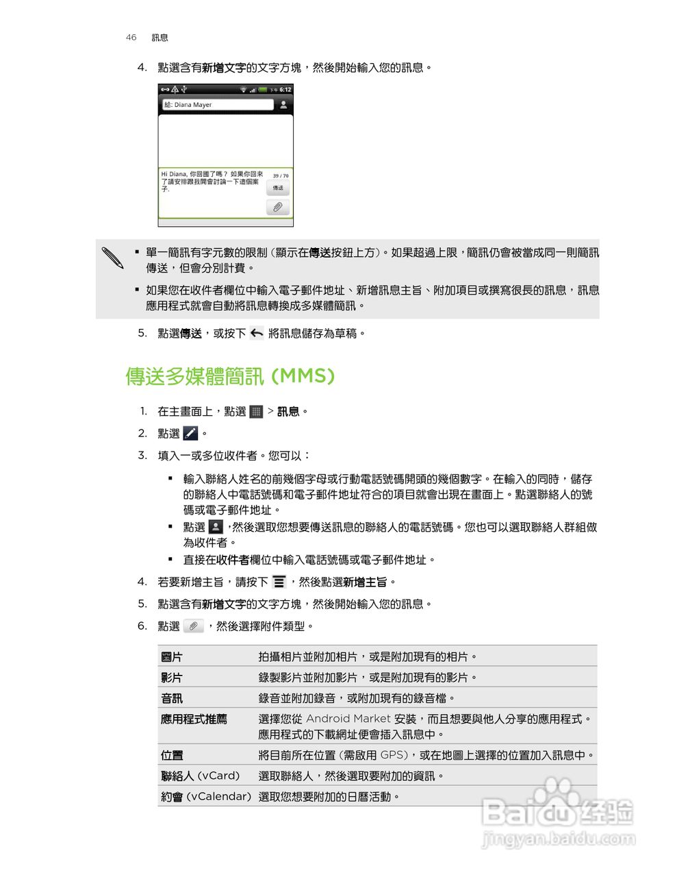 HTC(多普达) HTC EVO Design手机说明书:[5]