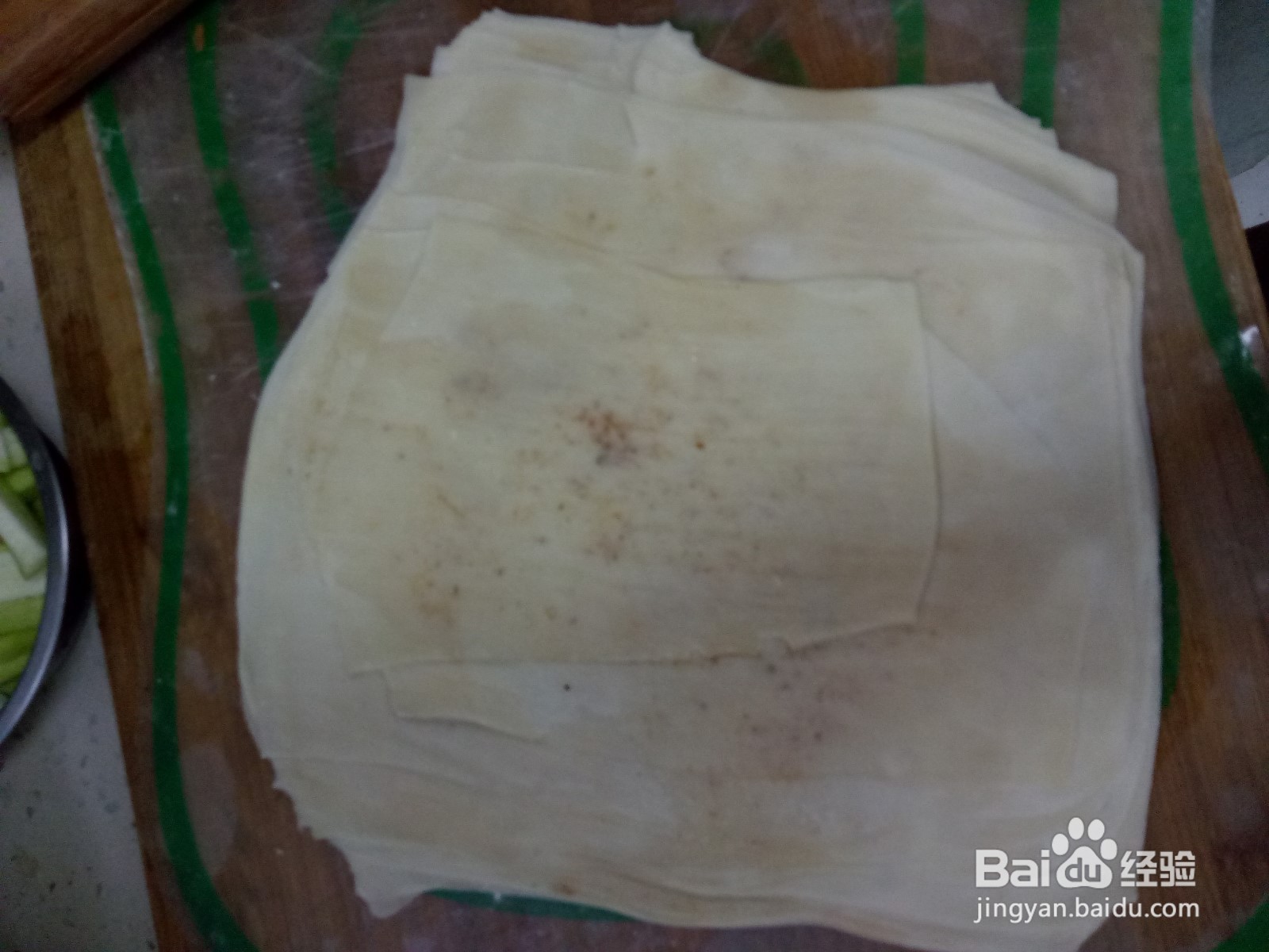 简单的饺子皮煎饼